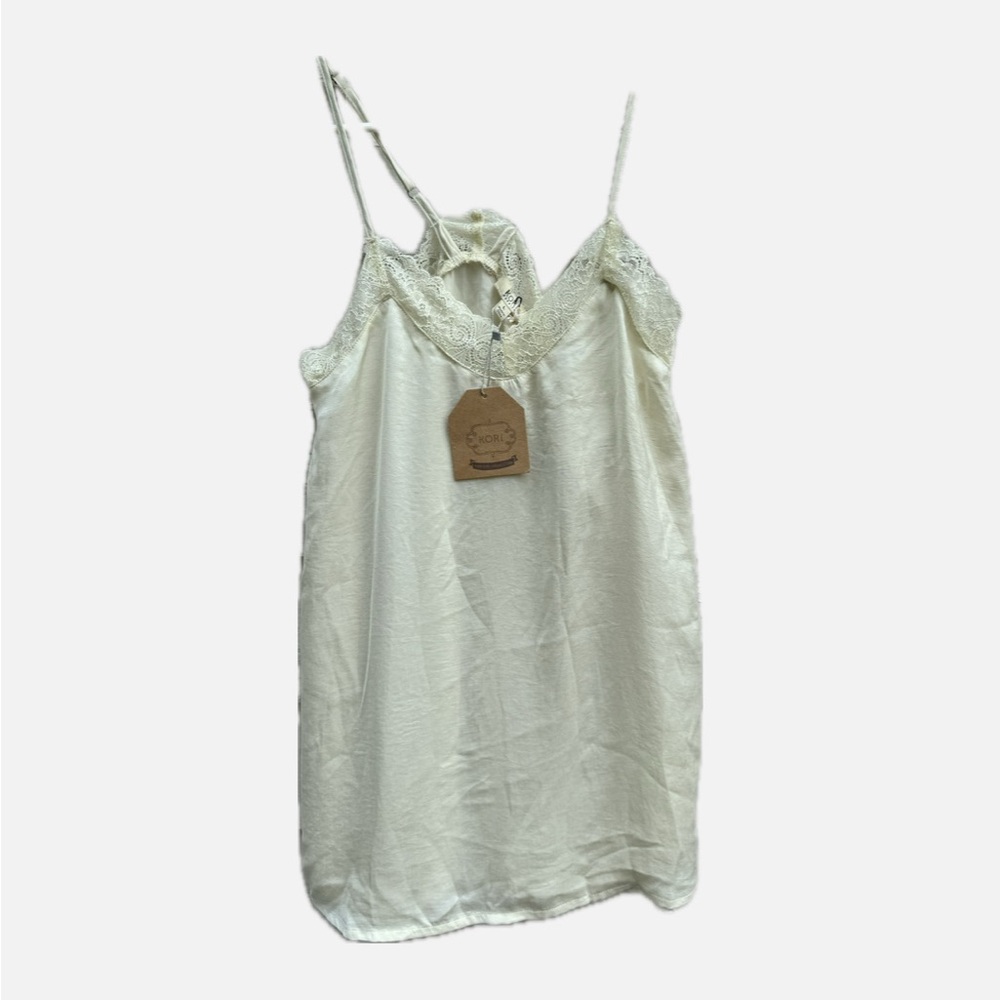 Elegant Cream Lace Camisole